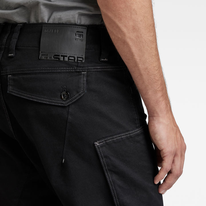 Zip Pocket 3D Skinny Cargo Pants | Black | G-STAR® TW