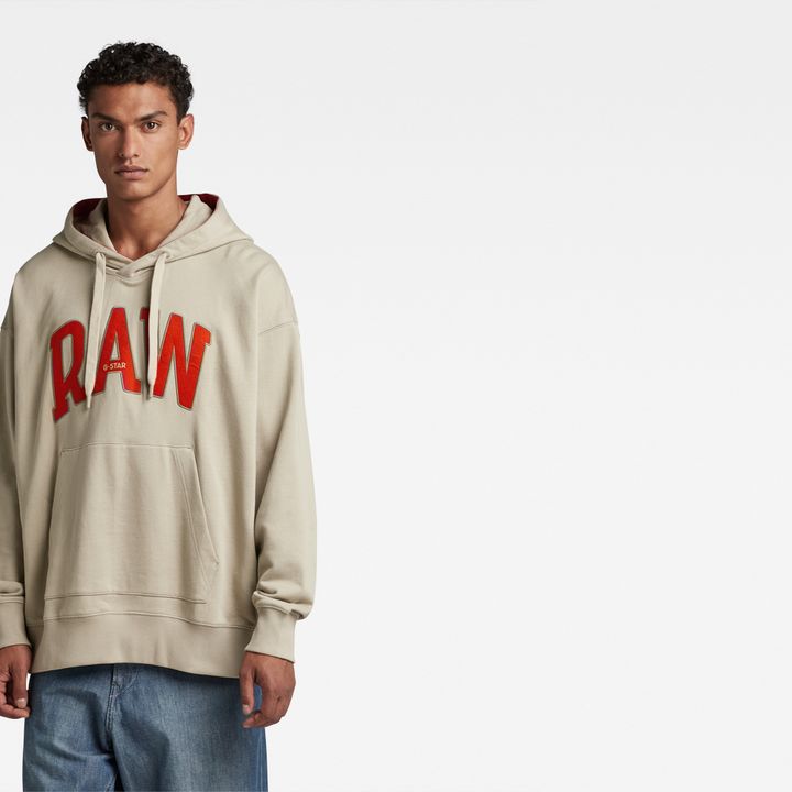 G star raw denim hoodie top