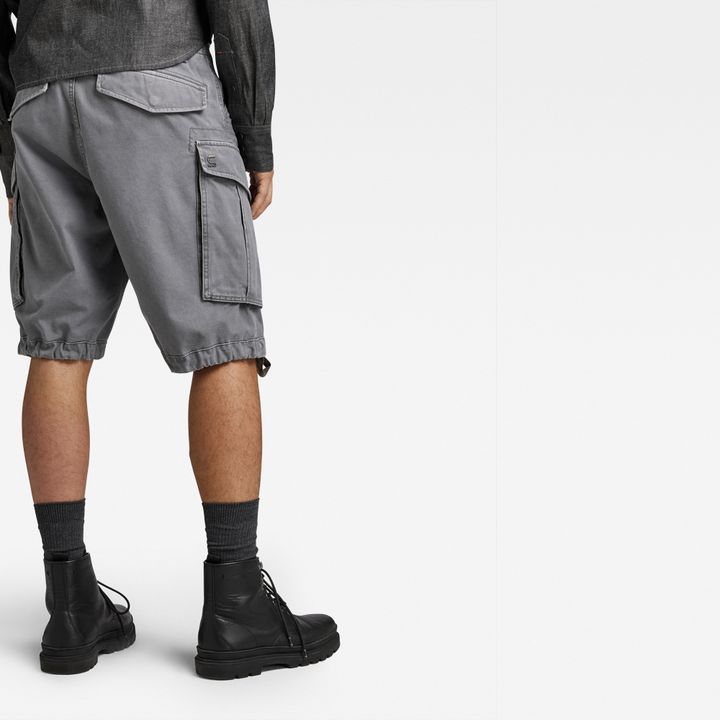 Rovic Zip Relaxed Shorts Grey G STAR AU