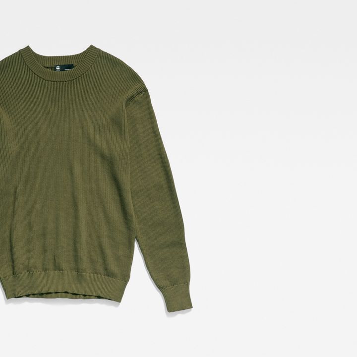 Swiss Army Woven Knitted Sweater Green G STAR ZA