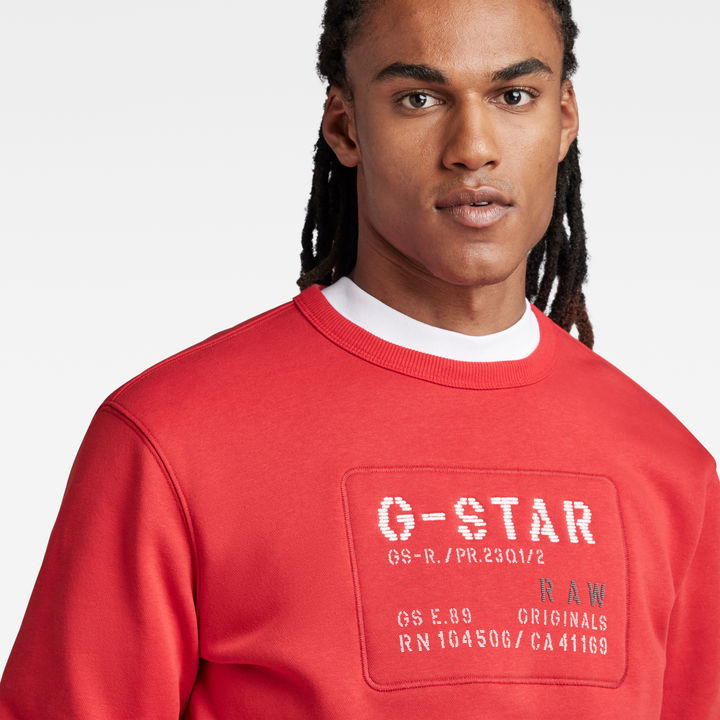 Originals Sweater Red G STAR CA