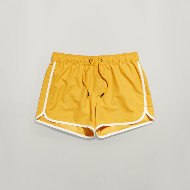 Carnic Solid Swim Shorts Yellow G STAR US