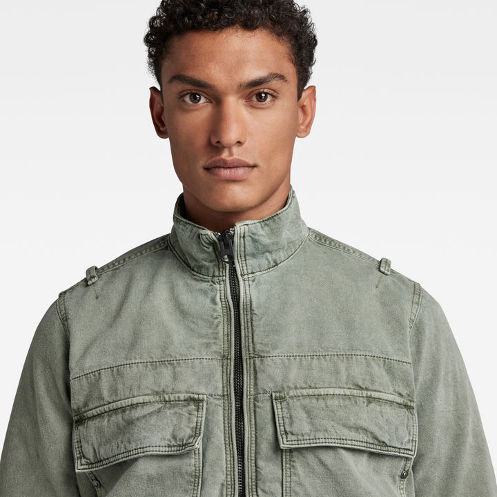 Utility Flap Pocket Zip Jacket | Green | G-STAR® RO