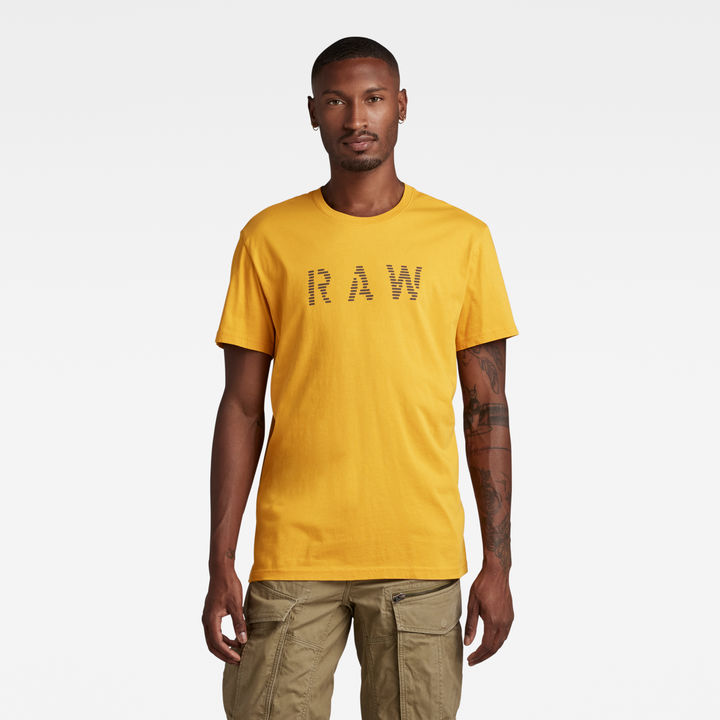 RAW T Shirt Yellow G STAR CA