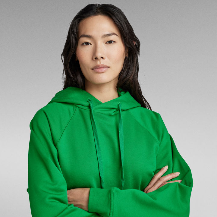 RAW. Graphic Hooded Sweater Green G STAR CA
