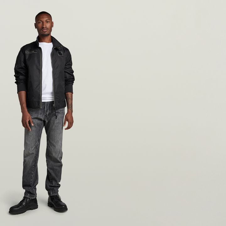 G star black denim jacket hotsell