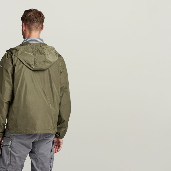 Sporty Hooded Jacket | Green | G-STAR® CZ