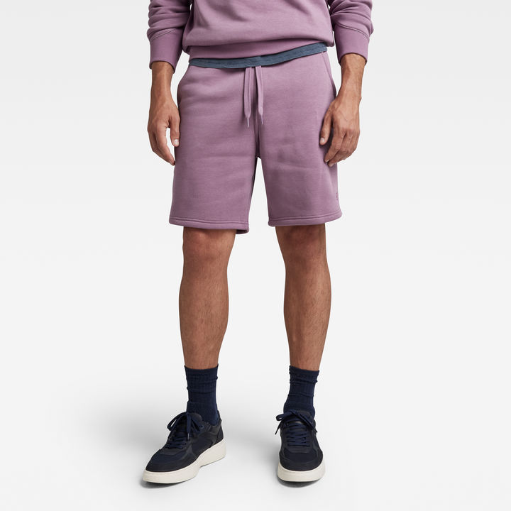 Premium Core Sweat Shorts Purple G STAR GB