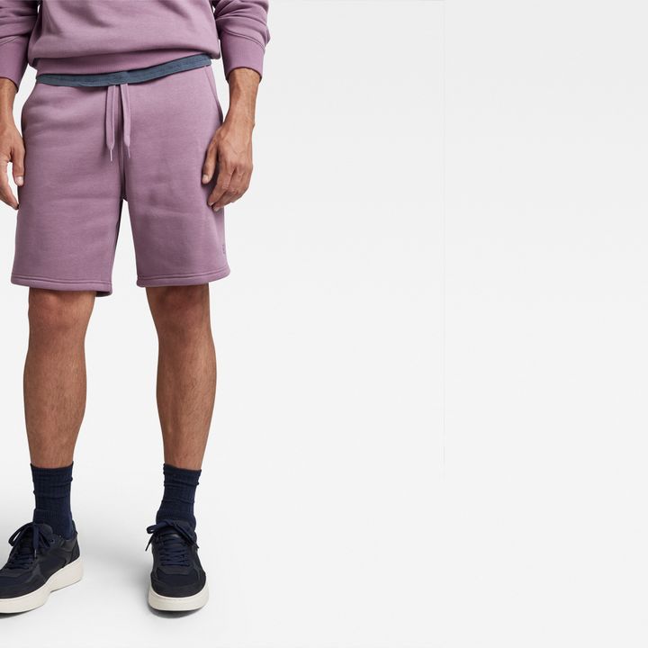 Premium Core Sweat Shorts Purple G STAR SA