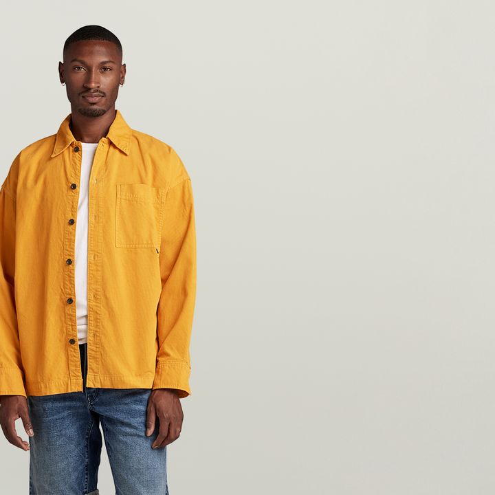 Yellow jean shirt cheap