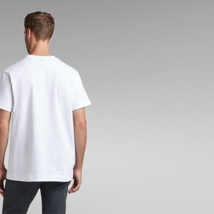 Essential Organic Cotton Loose T Shirt White G STAR SG
