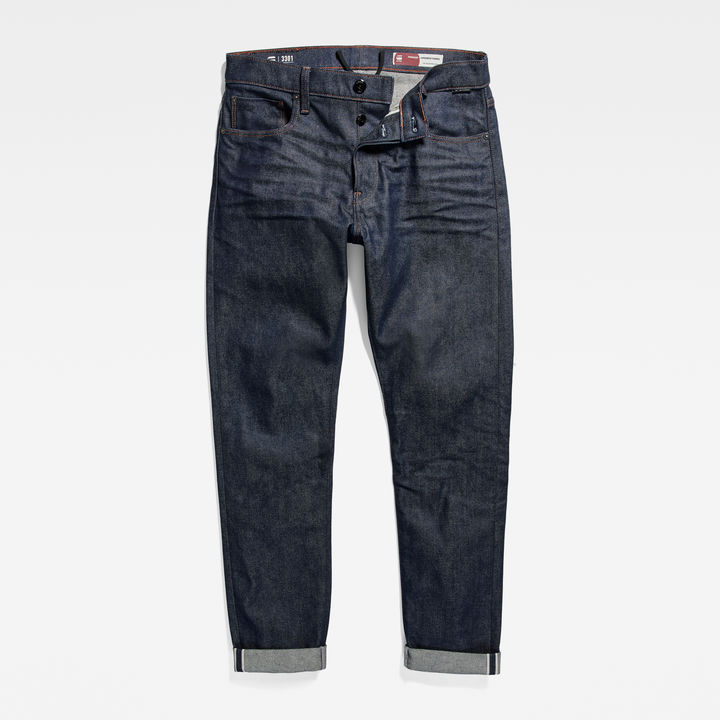 Premium 3301 Slim Selvedge Jeans Dark blue G STAR US