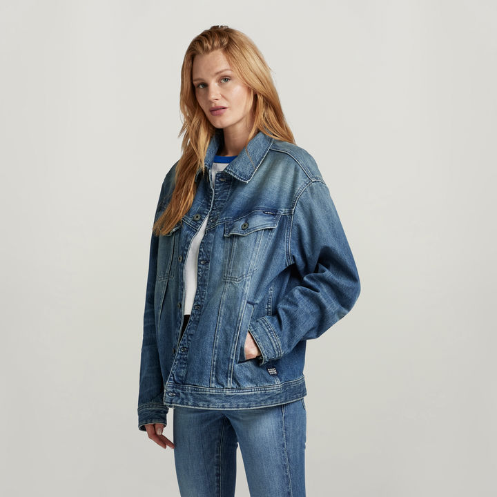 Oversized Western Jacket Evergreen Medium blue G STAR CA