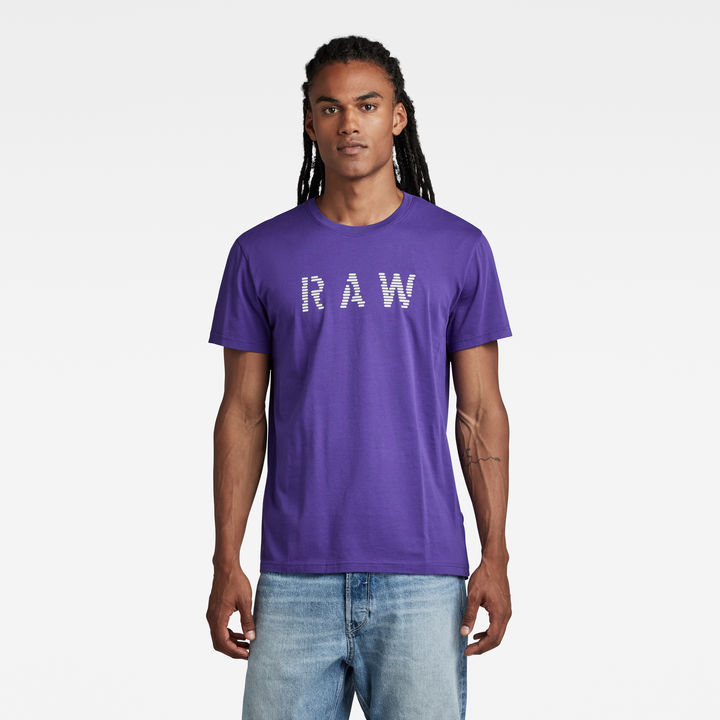 G STAR T Shirt Purple Men Size XL