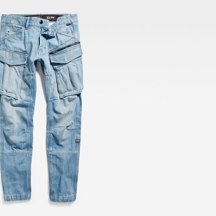 Rovic Zip 3D Regular Tapered Denim Pants | ミディアムブルー | G-STAR® JP