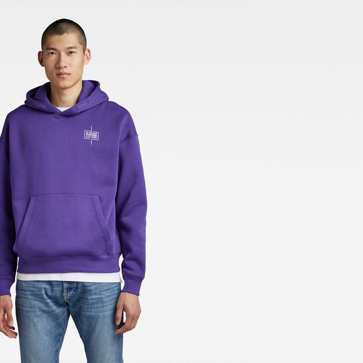 Purple g star hoodie sales