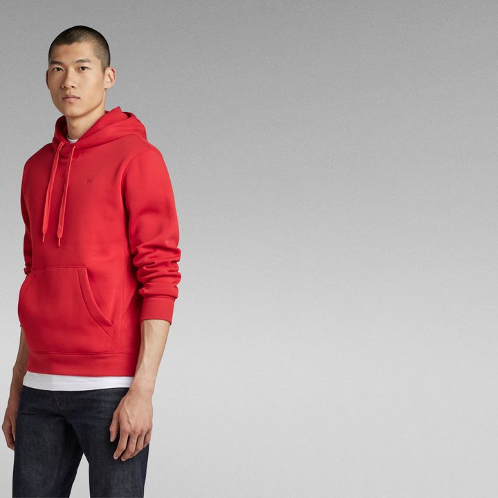 G star red hoodie discount