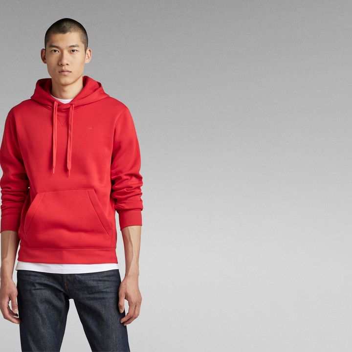 Red and gray hoodie on sale