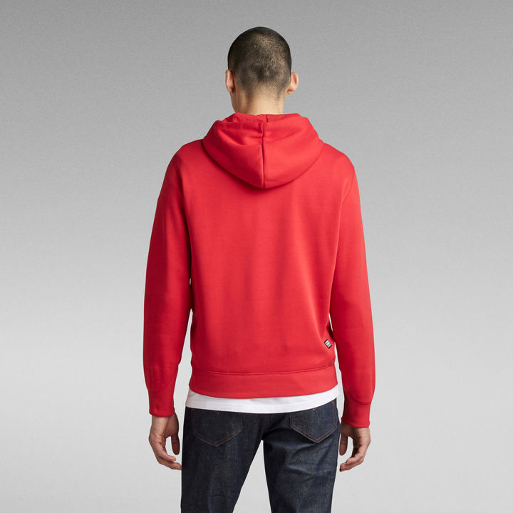 Premium Core Hoodie Red G STAR CA