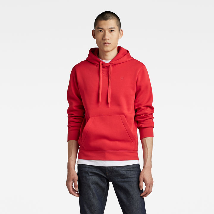 Premium Core Hoodie Red G STAR CA