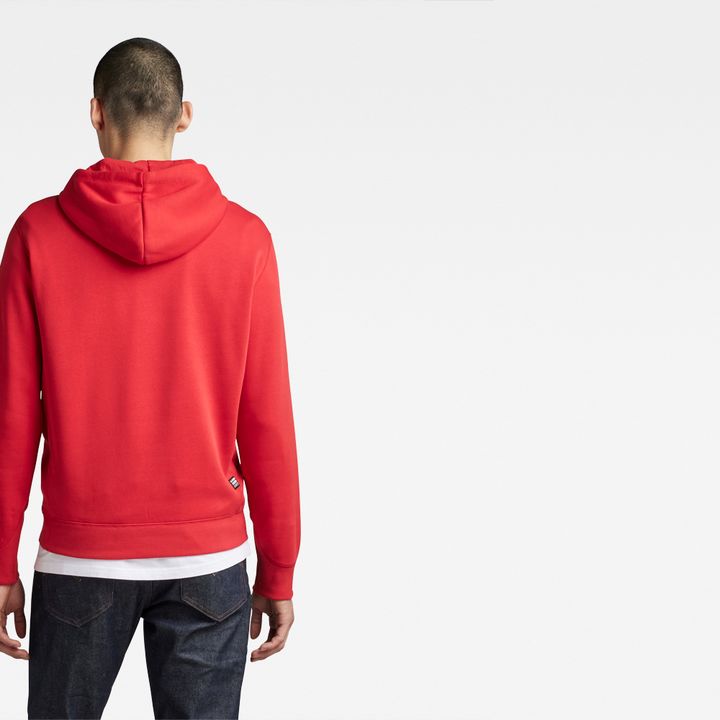 Premium Core Hoodie Red G STAR CA
