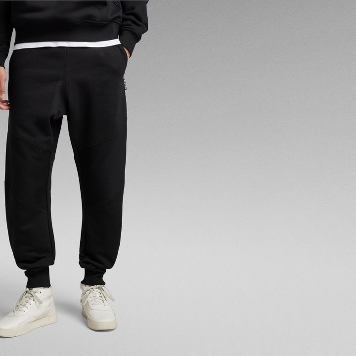 Black moto joggers store