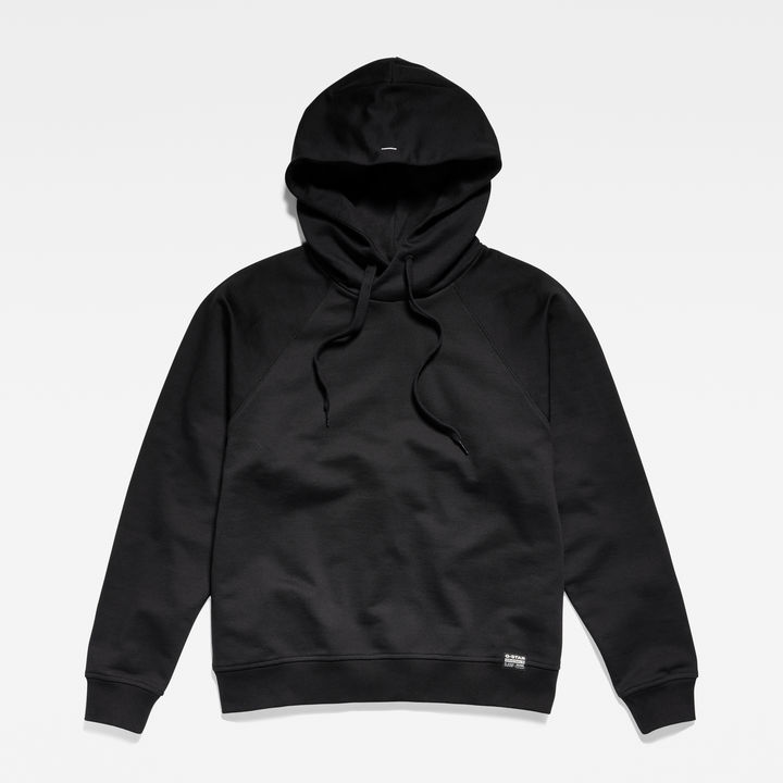 G STAR Women RAW. Graphic Hooded Sweater Black Size M