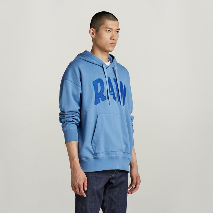 Blue g star hoodie top