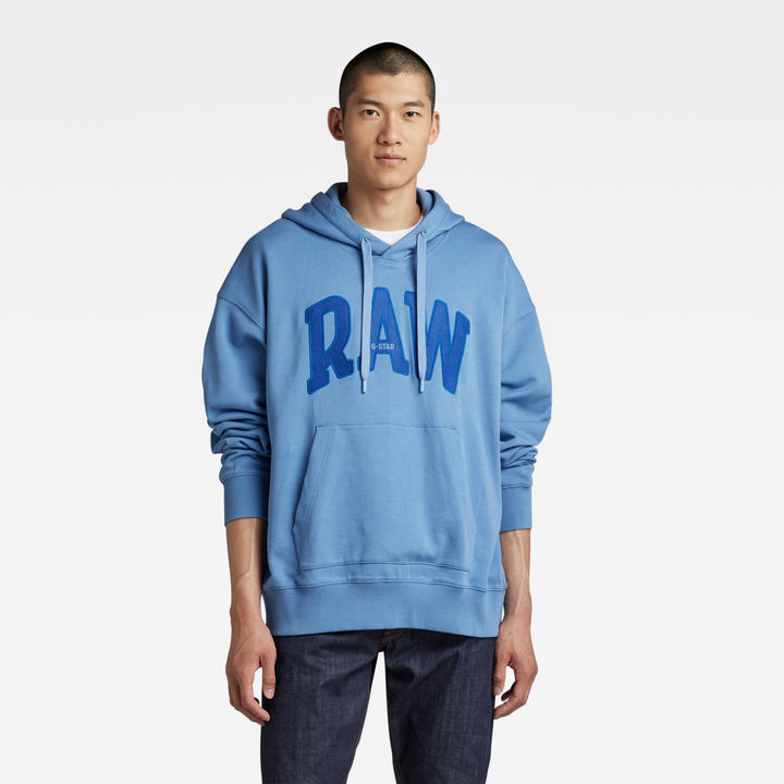 Blue g star hoodie shop