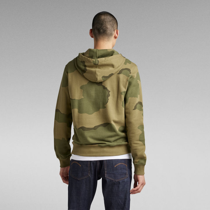 Desert Camo Hoodie Multi color G STAR ZA