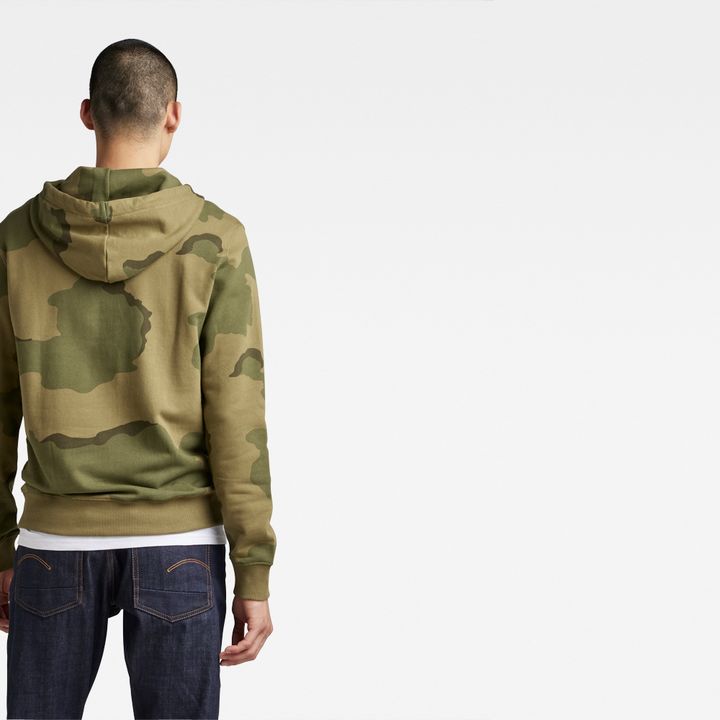 Desert Camo Hoodie Multi color G STAR ZA