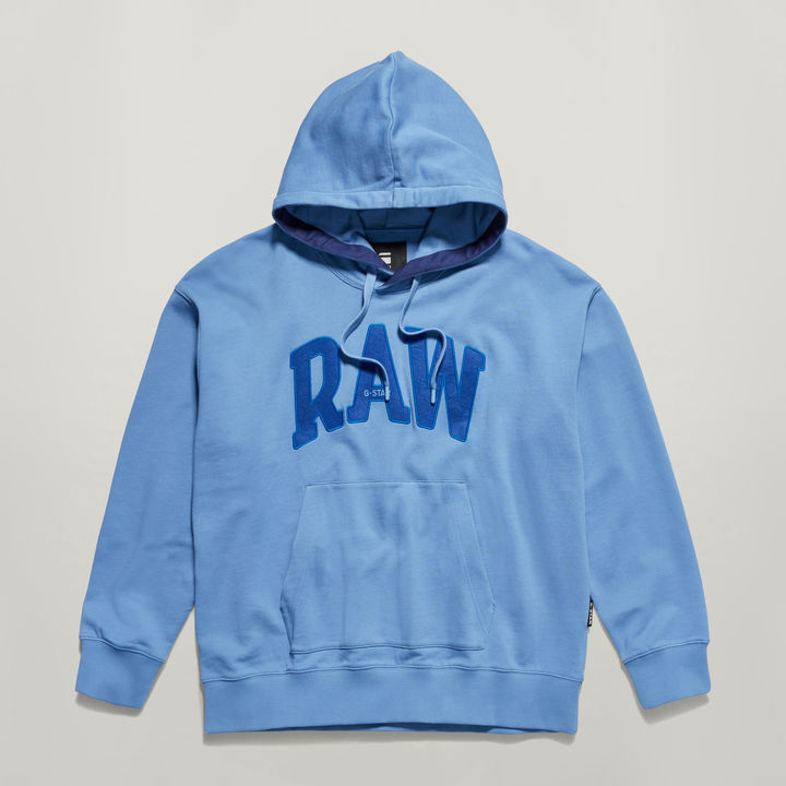 Raw blue hoodie shop