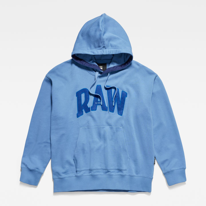 G star raw blue hoodie sales