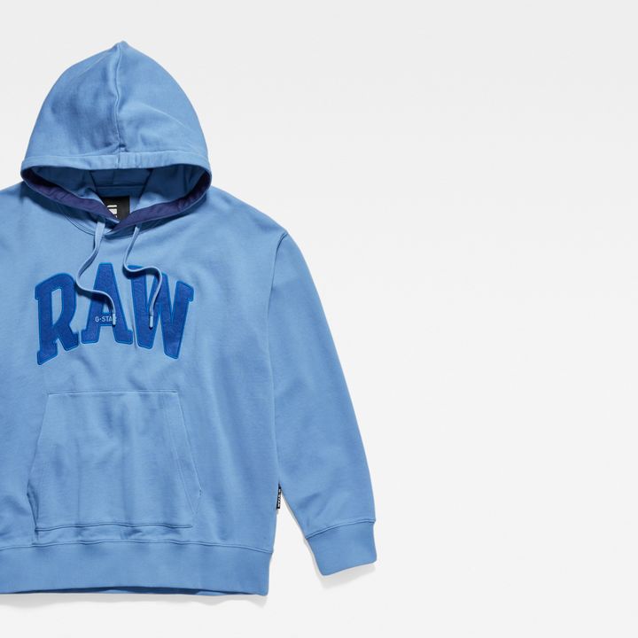 Blue g star hoodie outlet
