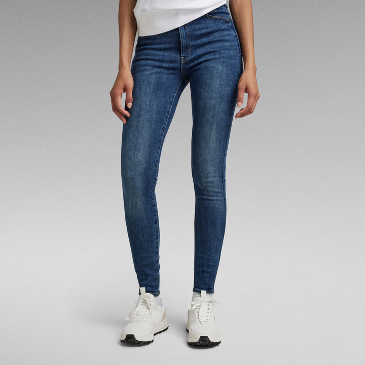 Kafey Ultra High Skinny Jeans | Medium blue | G-STAR® US