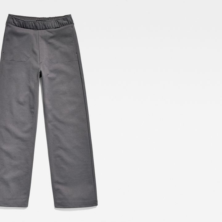Cotton Sweat Seamed Sarrouel Pants （Black）