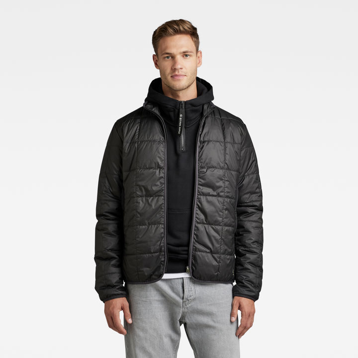 Lightweight Quilted Jacket Black G STAR CA