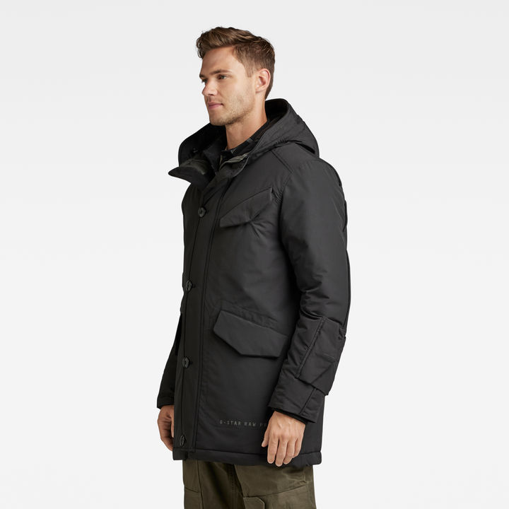 Vodan Padded Hooded Parka Black G STAR KR