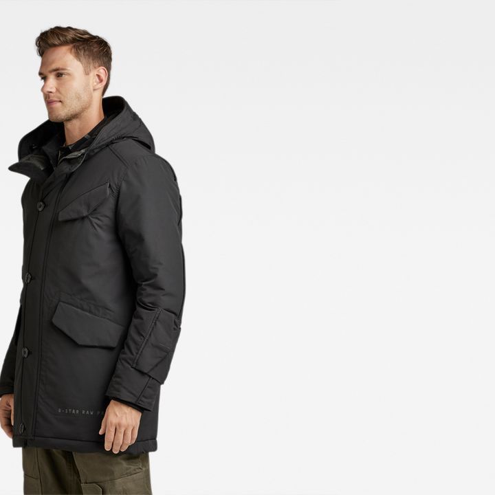 Vodan Padded Hooded Parka | ブラック | G-STAR® JP