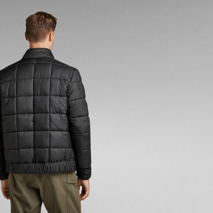 Meefic Square Quilted Jacket | Black | G-STAR® GB