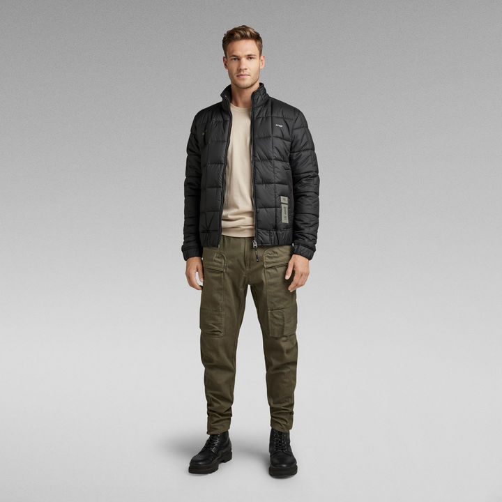 Meefic Square Quilted Jacket | Black | G-STAR® GB