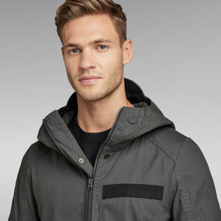 Batt hooded overshirt cheap