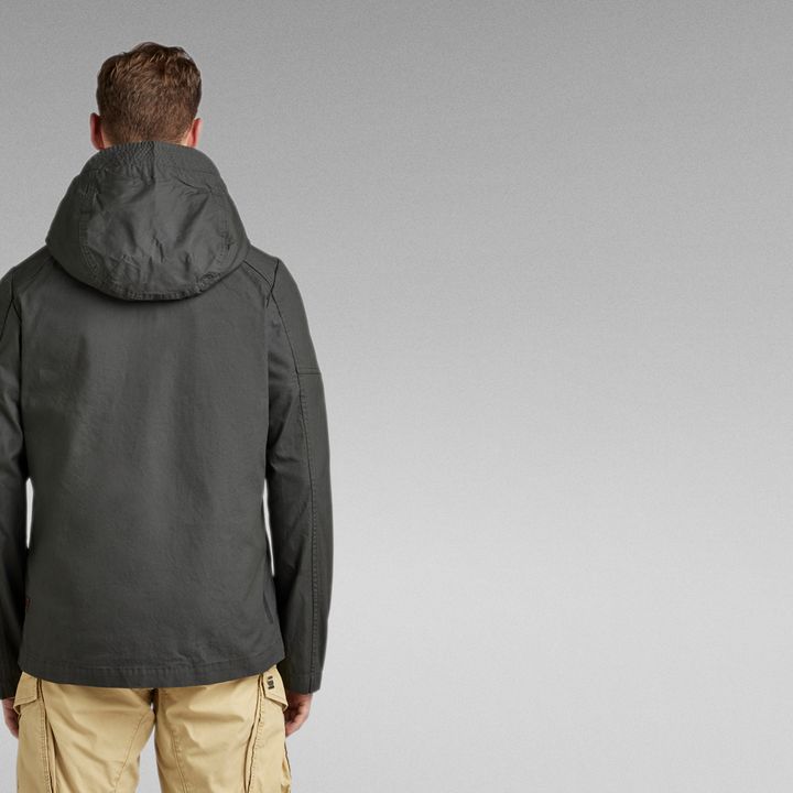 Batt DC Hooded Overshirt Grey G STAR US