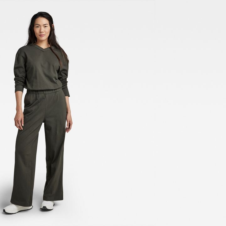 Wide Leg Jumpsuit Grey G STAR TW