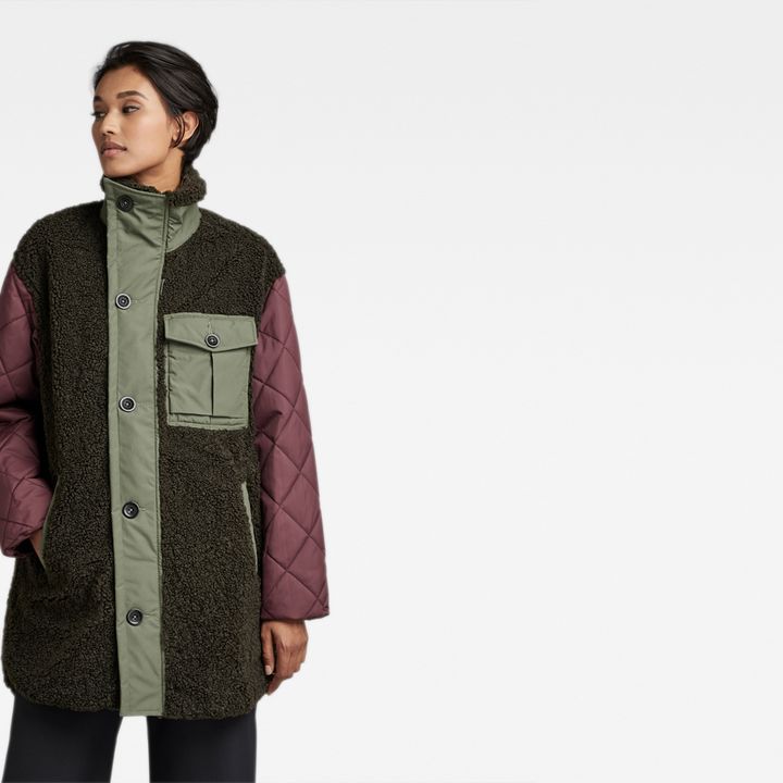 G star teddy coat top
