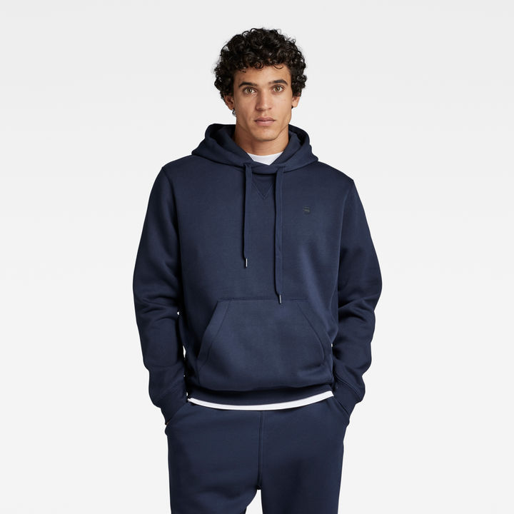 Premium Core Hooded Sweater Dark blue G STAR AU