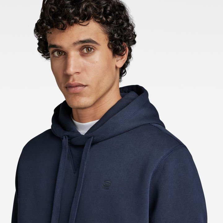 G star raw blue hoodie clearance