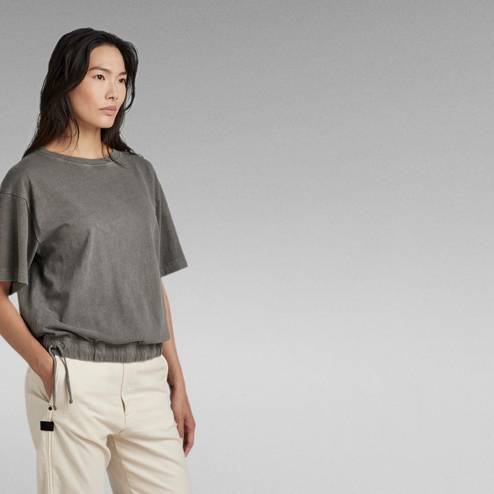 Loose gray t shirt online