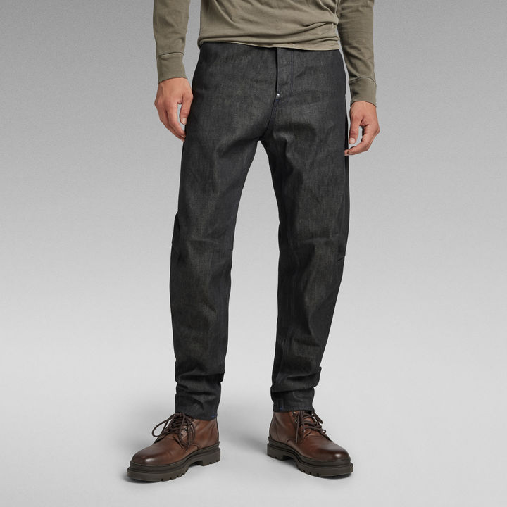 Grip 3D Relaxed Tapered Jeans | Black | G-STAR® TW