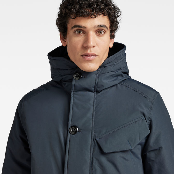 Vodan padded hooded teddy parka on sale